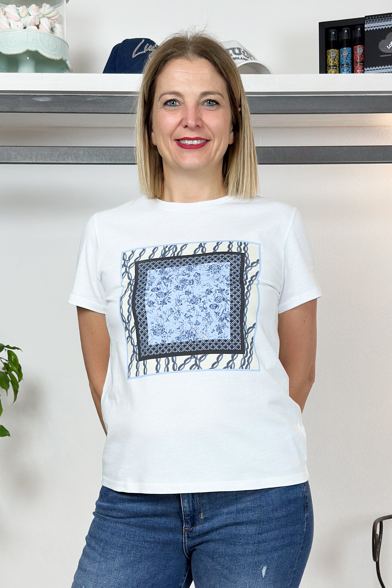 Tshirt stampa foulard EMME