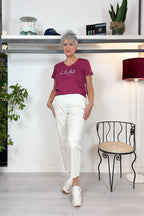 Pantalone chinos carrot fit in cotone