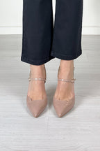 Slingback con tacco in vernice LIU JO
