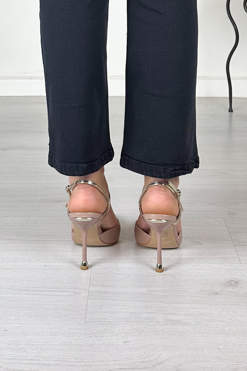 Slingback con tacco in vernice LIU JO