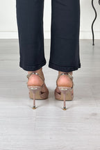 Slingback con tacco in vernice LIU JO
