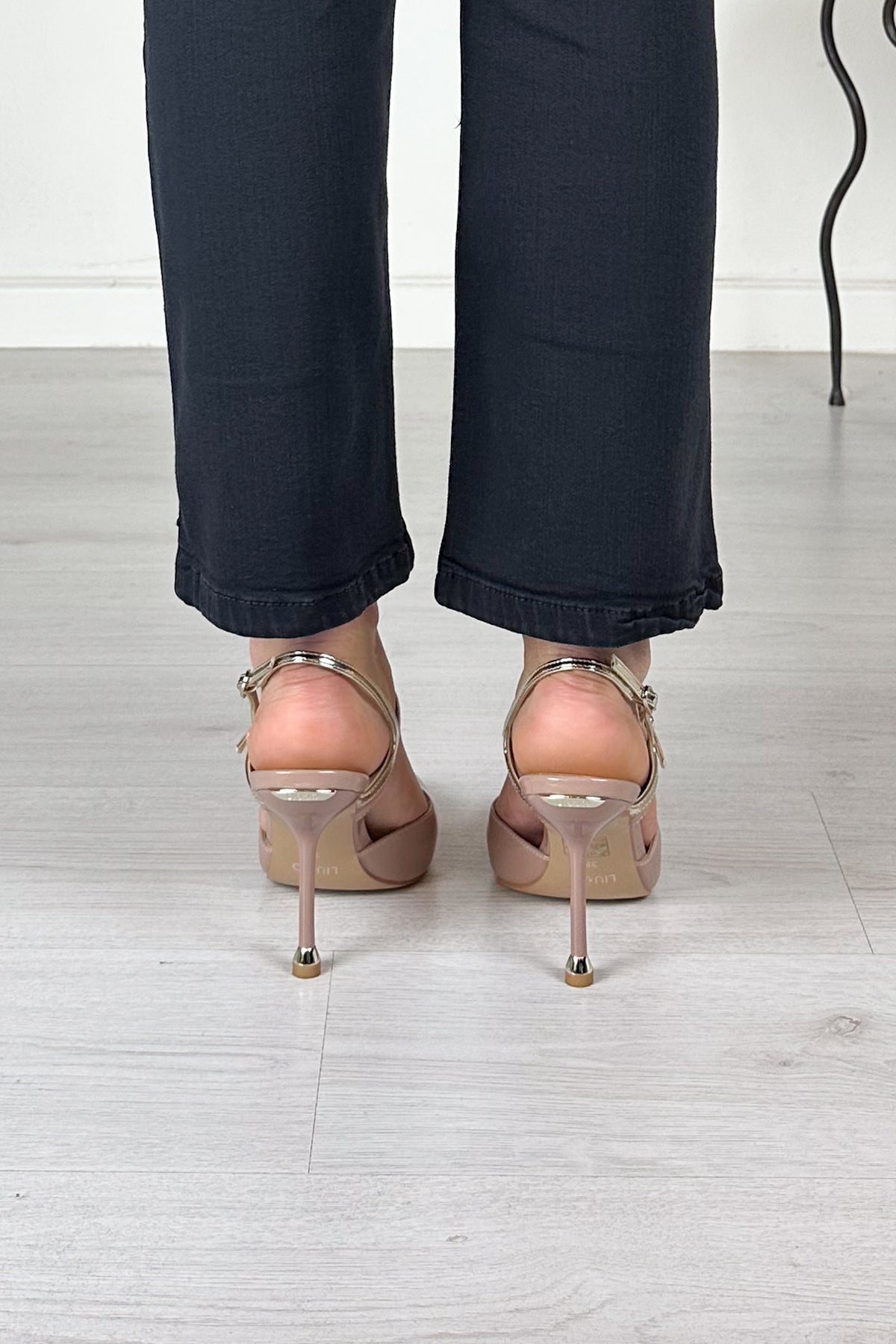 Slingback con tacco in vernice LIU JO