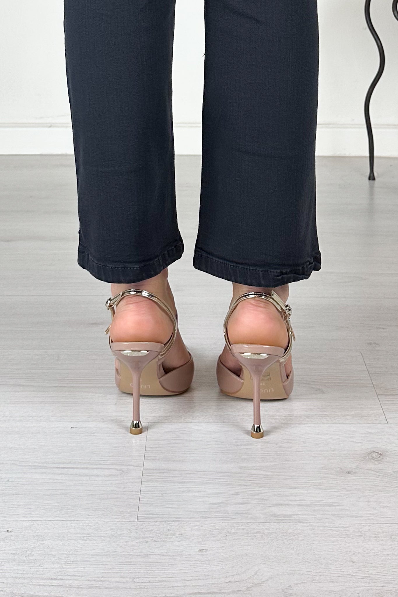 Slingback con tacco in vernice LIU JO