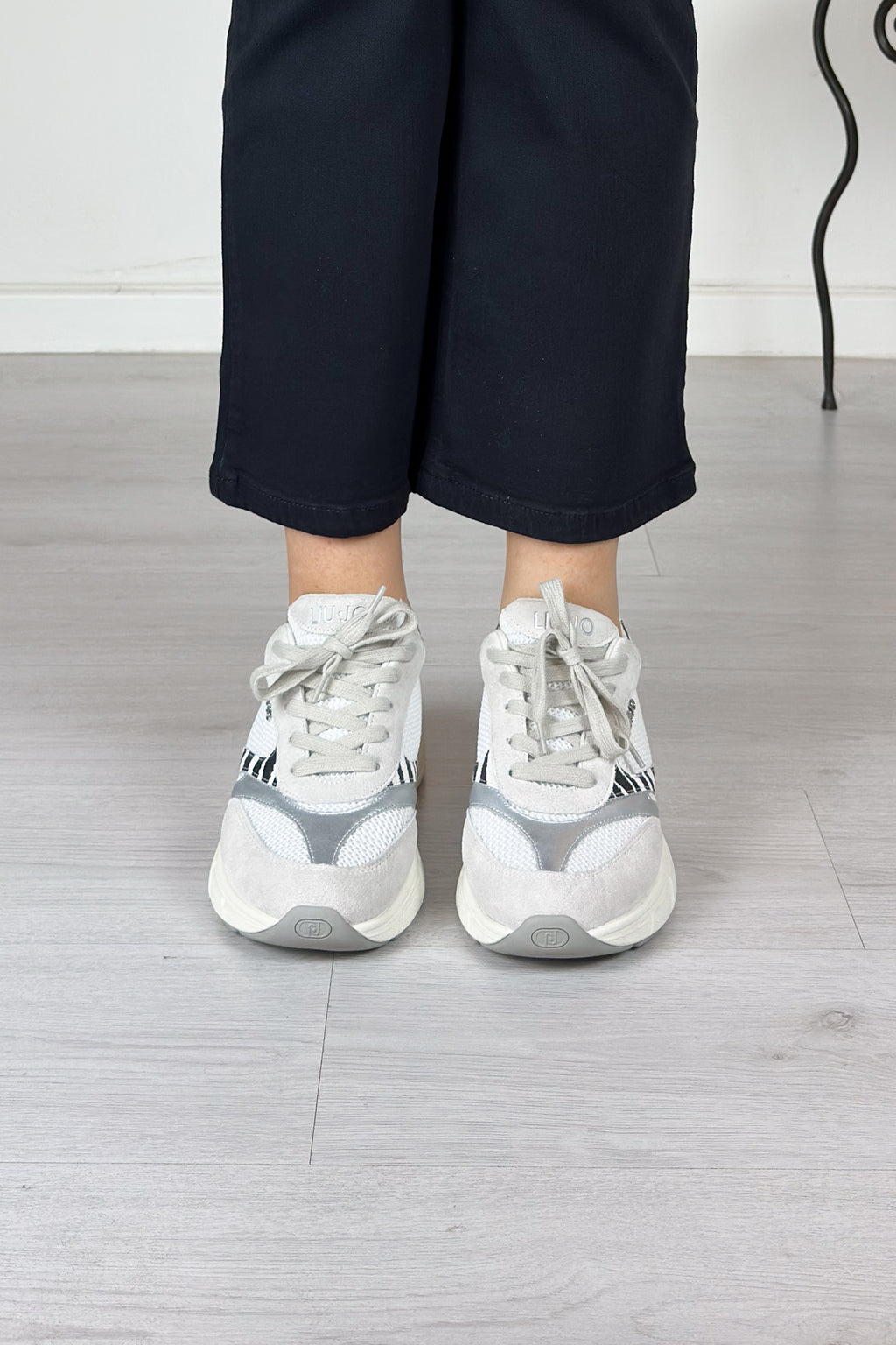 Sneakers con inserti in zebra LIU JO