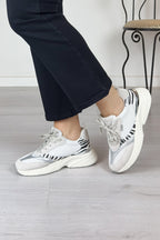 Sneakers con inserti in zebra LIU JO