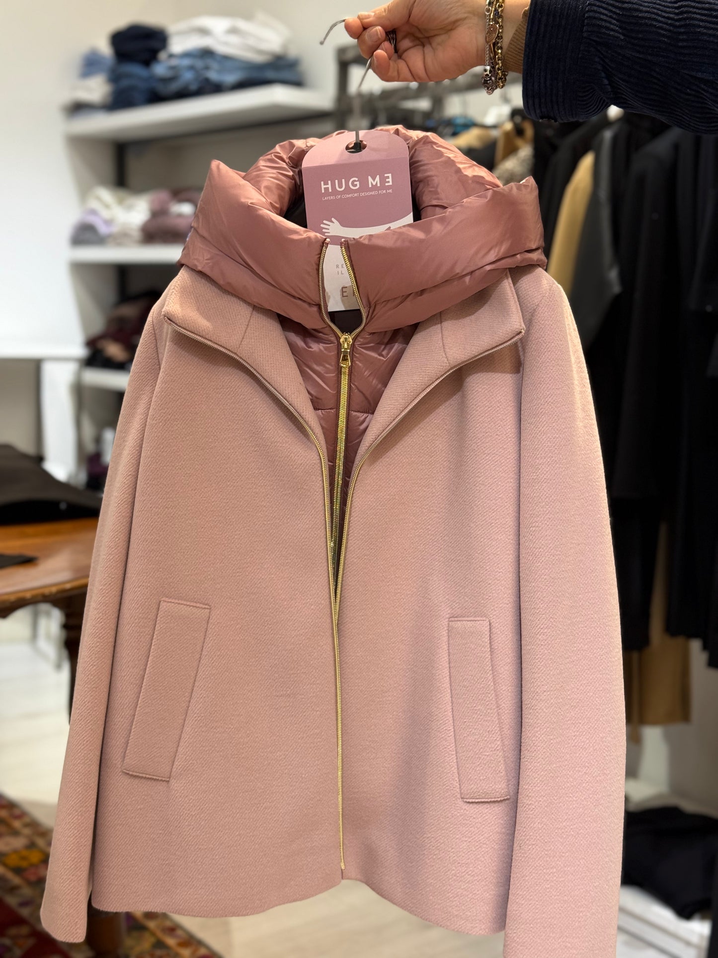 GIACCONE HUG ME CORTO EMME MARELLA