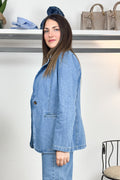 Blazer in denim EMME