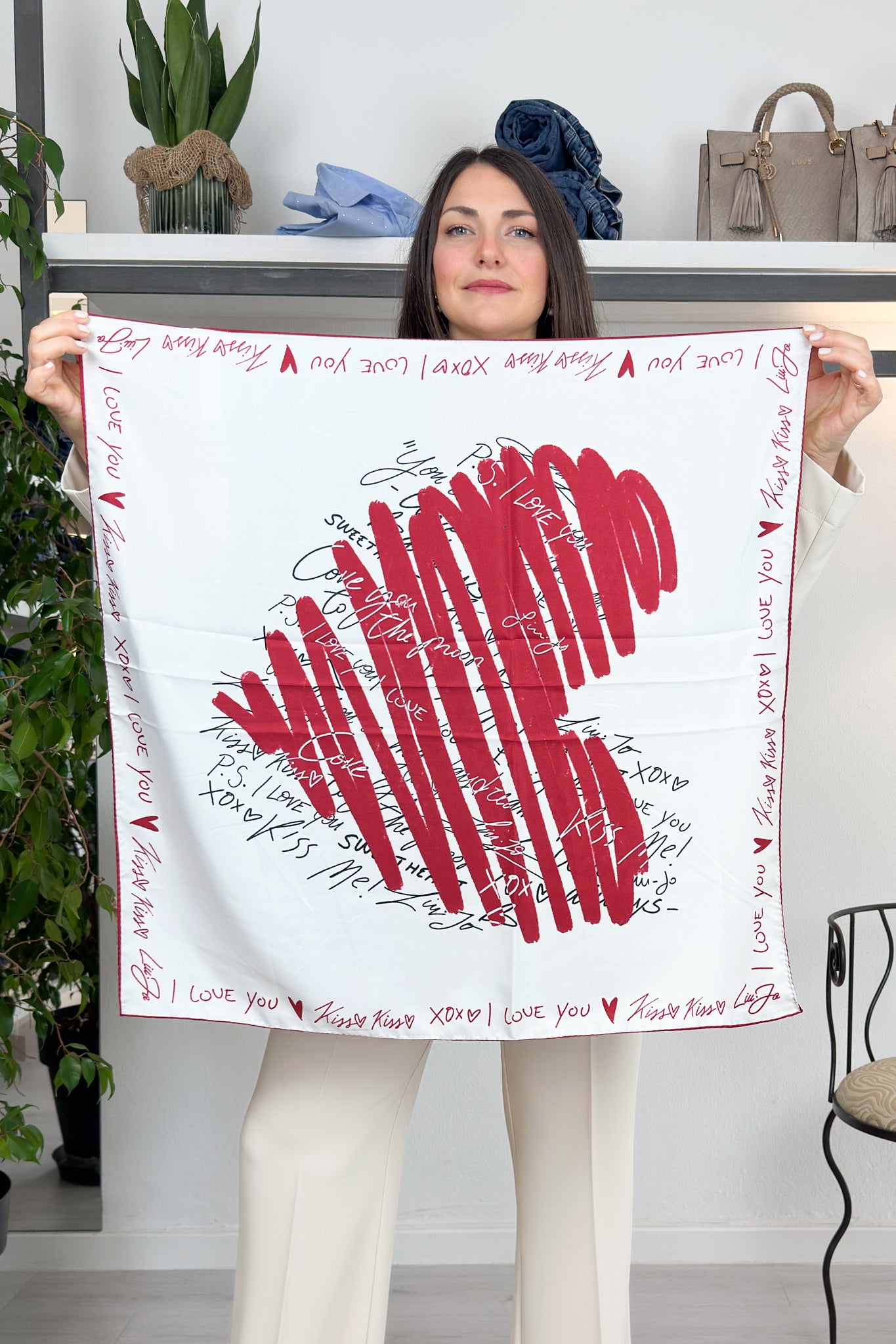 Foulard cuore LIU JO