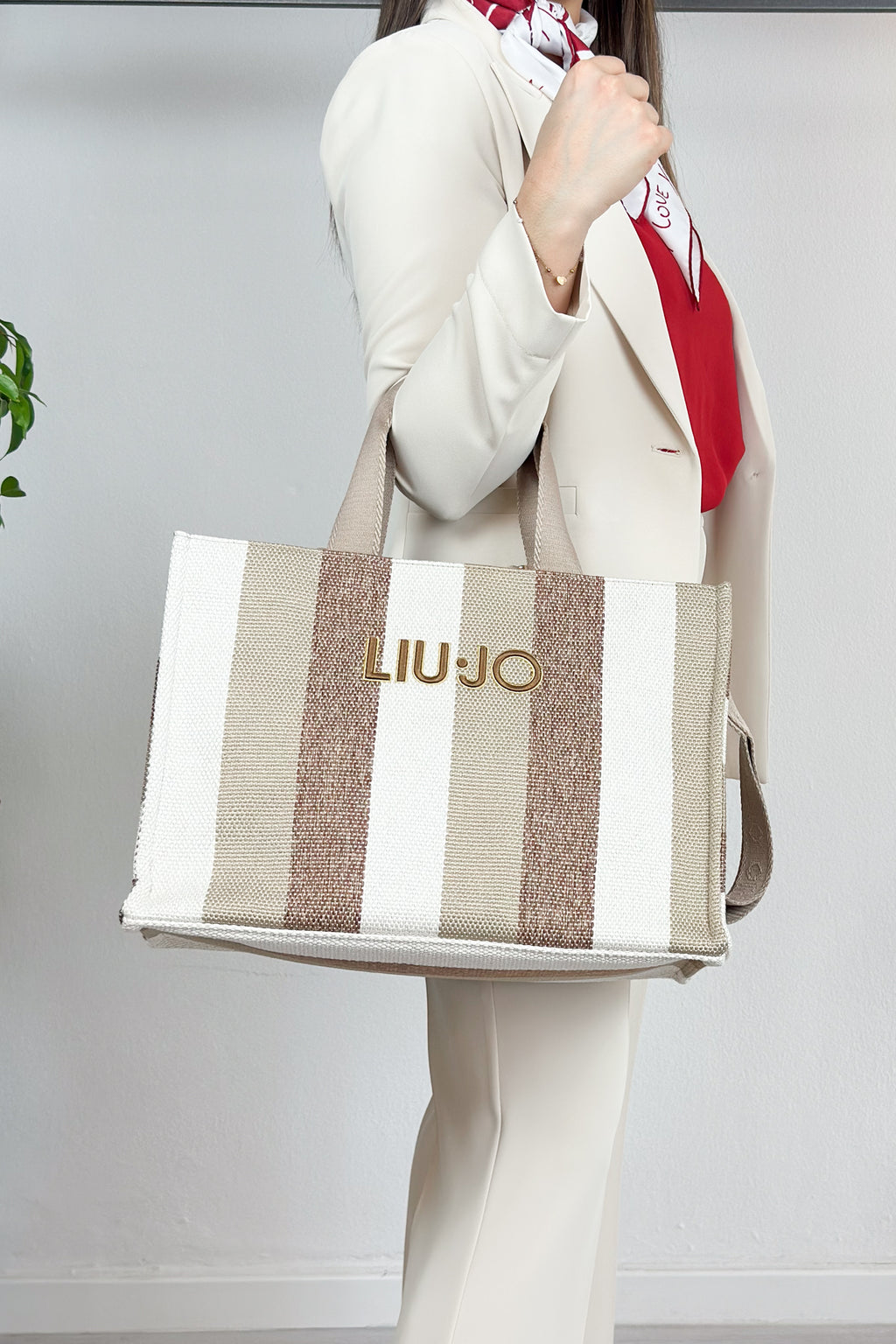Shopper in canvas LIU JO