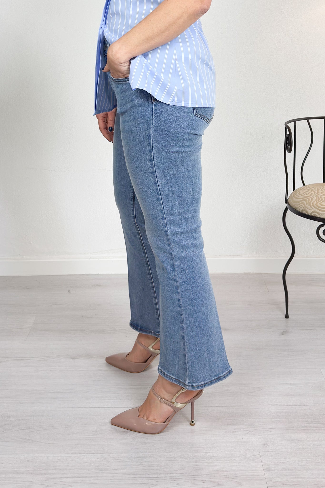 Jeans flare cropped LIU JO