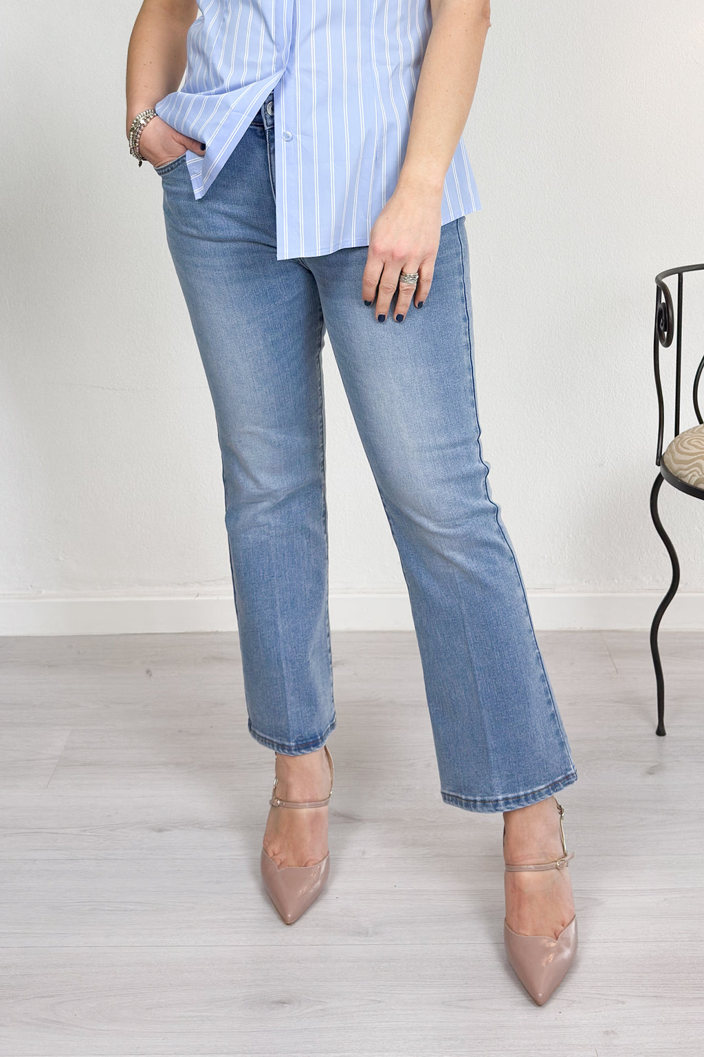 Jeans flare cropped LIU JO
