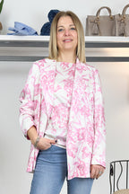 Blazer in twill stampato EMME