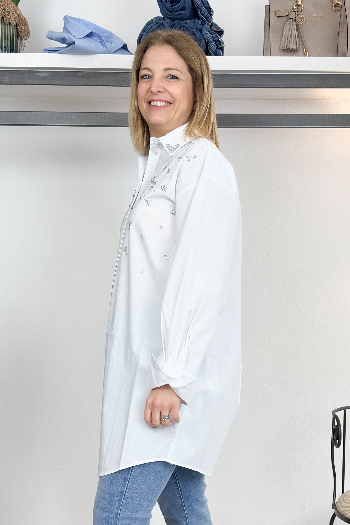 Camicia/Abito con ricami gioiello LIU JO