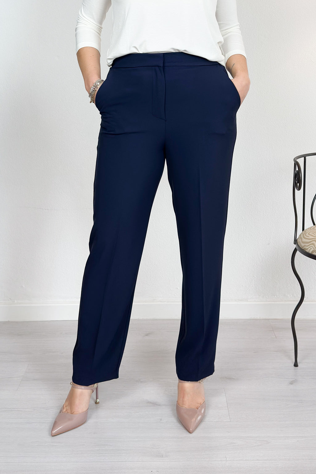 Pantalone in crepes con elastico KAOS