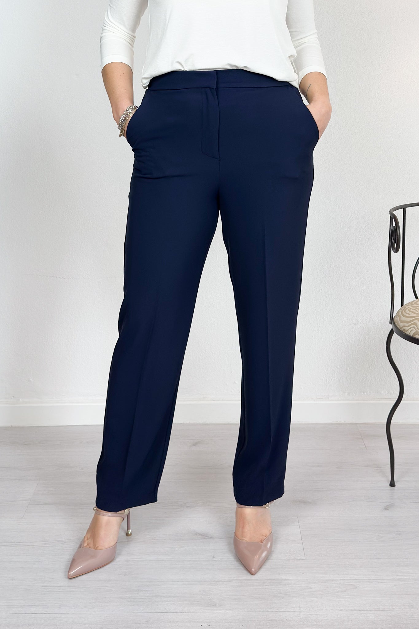 Pantalone in crepes con elastico KAOS