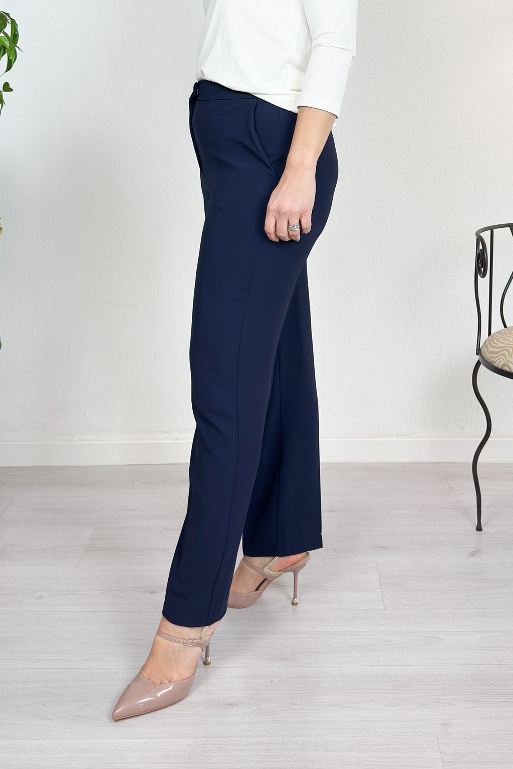 Pantalone in crepes con elastico KAOS