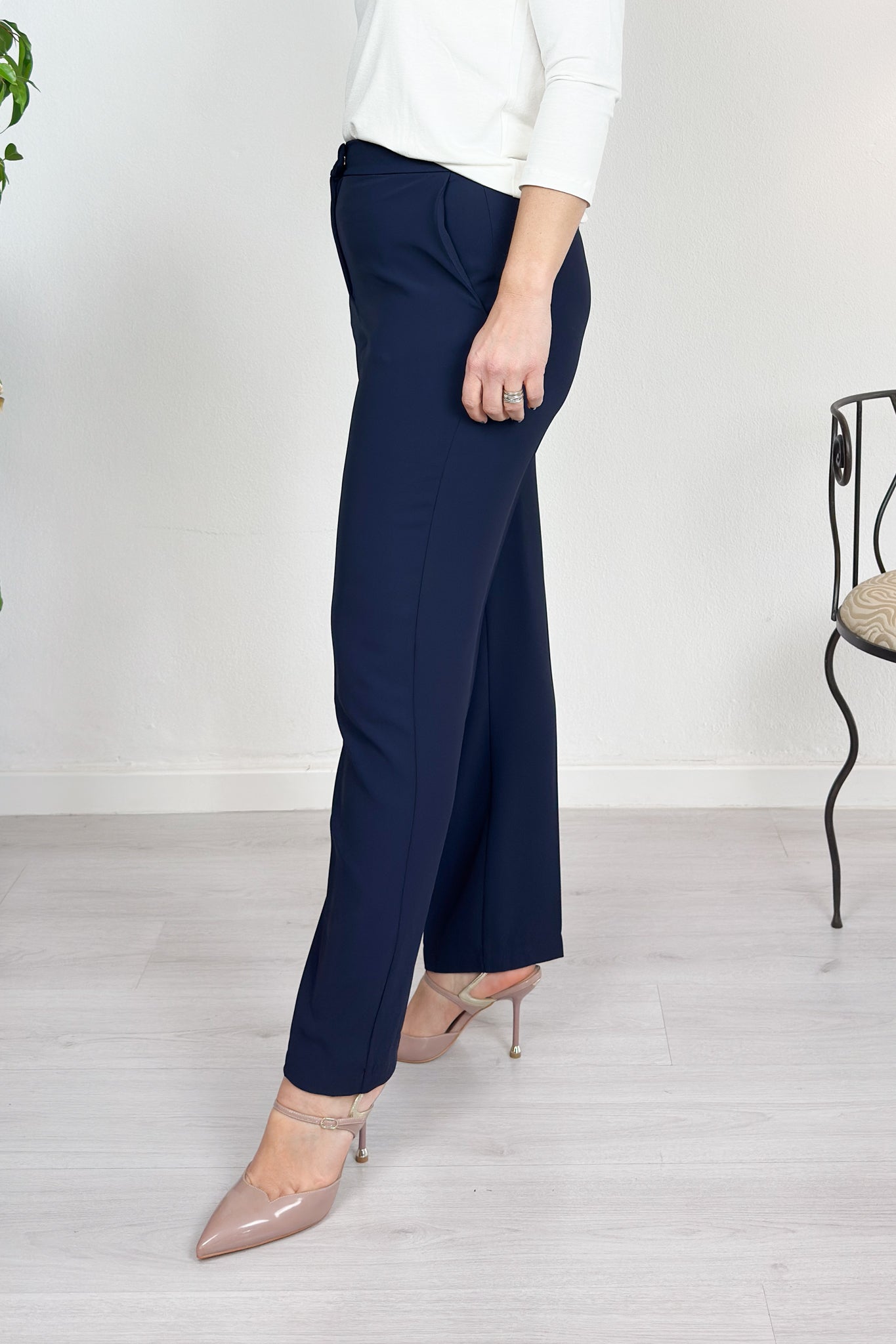 Pantalone in crepes con elastico KAOS