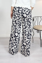 Pantaloni a palazzo in popeline LIU JO