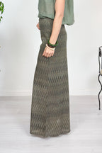 Pantalone a palazzo in lurex KAOS
