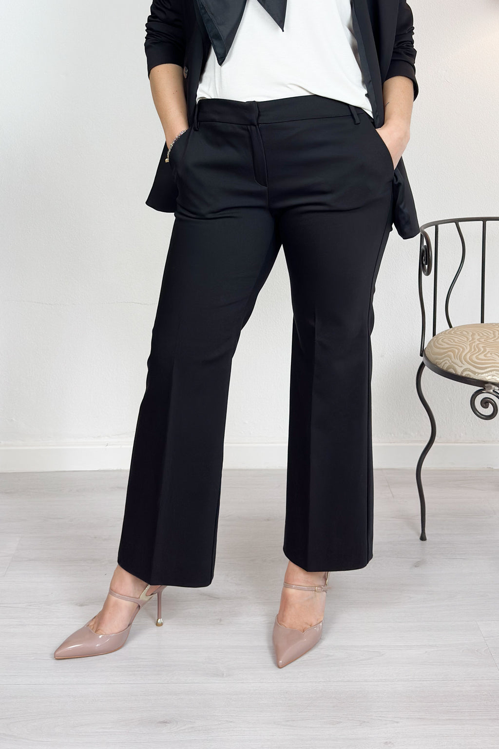 Pantalone doppio di cotone
