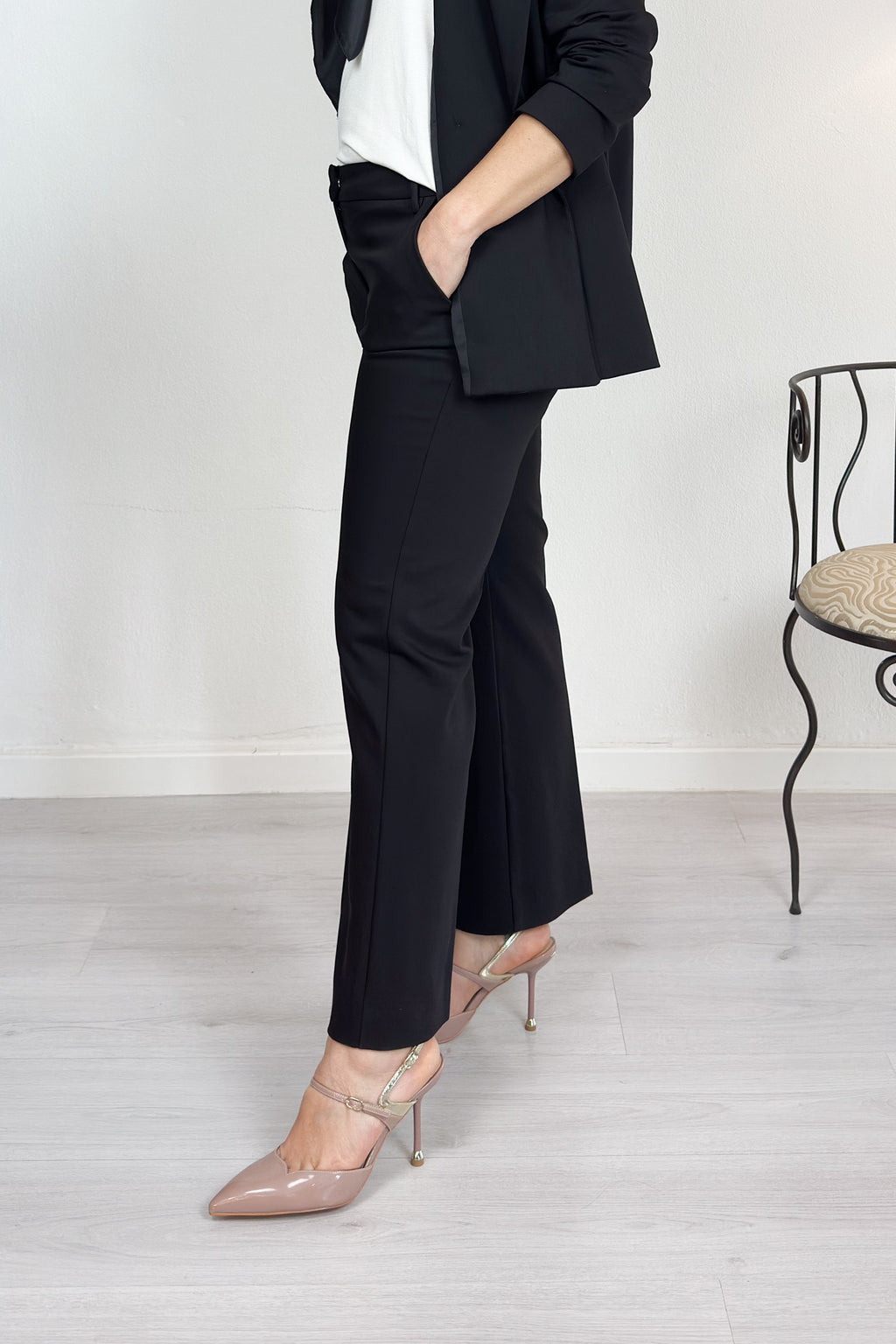 Pantalone doppio di cotone