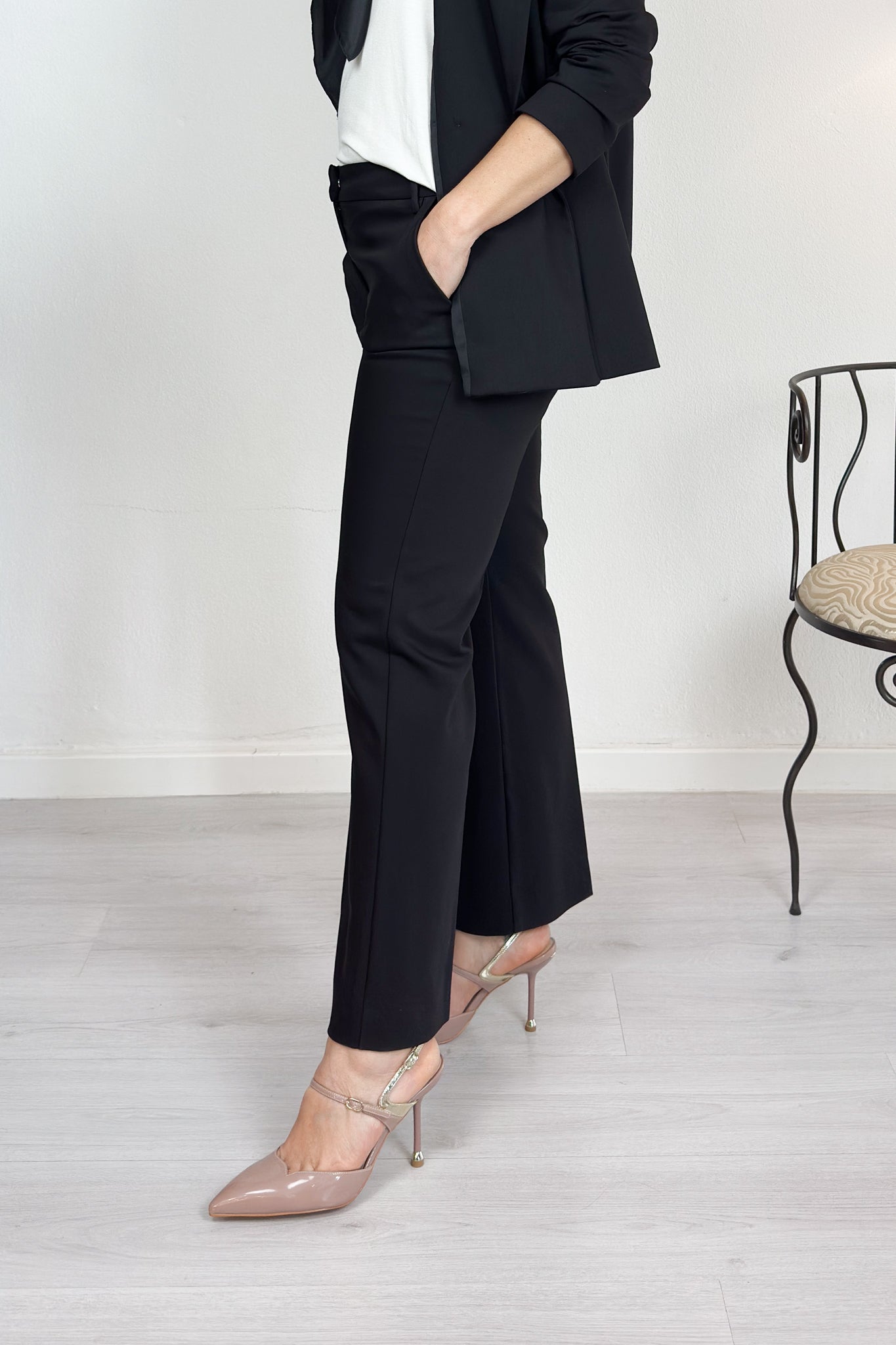 Pantalone doppio di cotone
