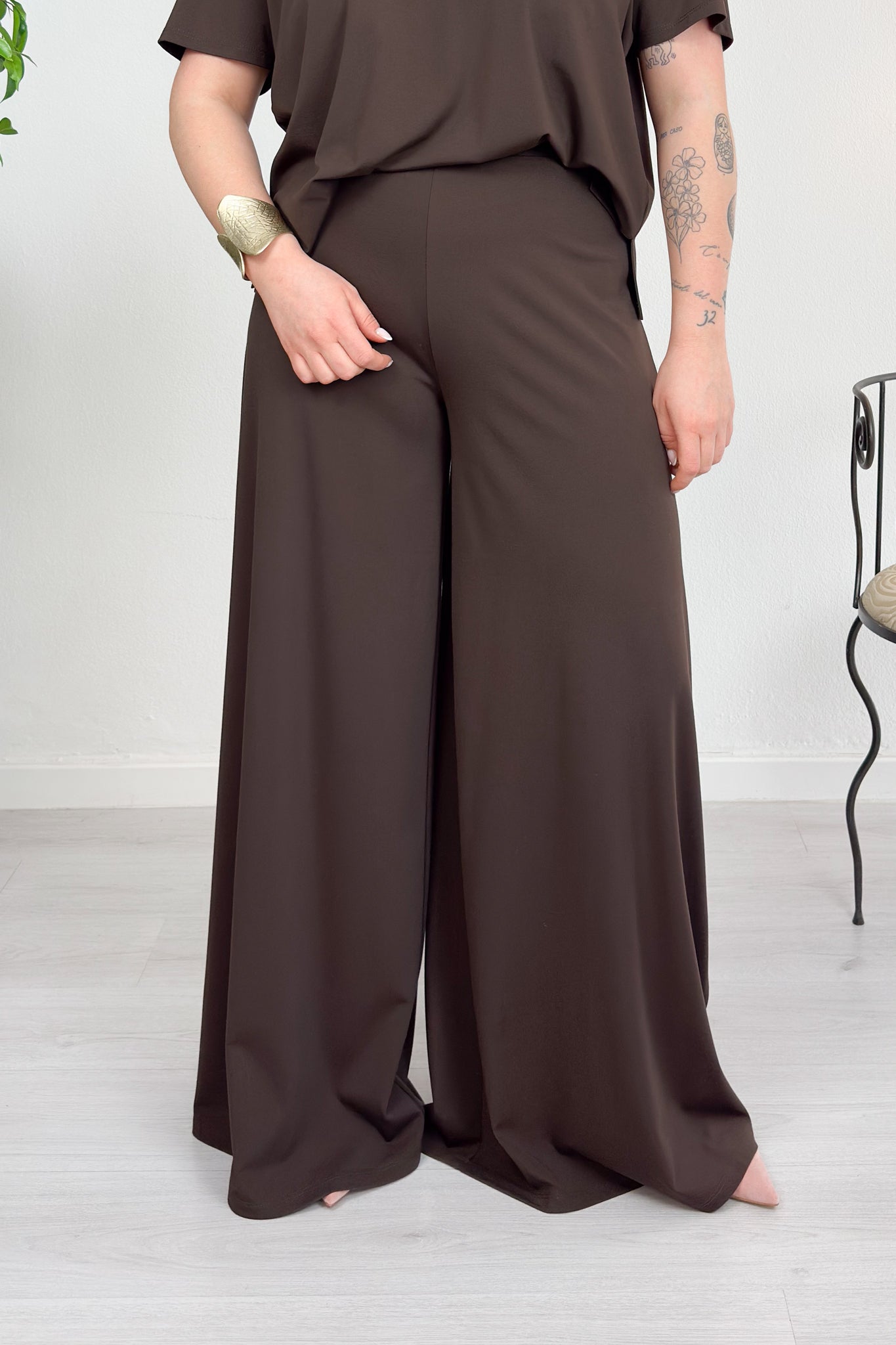 Pantalone jersey palazzo KAOS