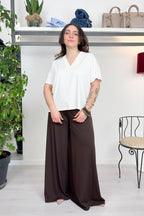 Blusa scollo a V in jersey KAOS