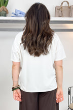 Blusa scollo a V in jersey KAOS