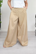 Pantalone a palazzo in popeline MANILA GRACE