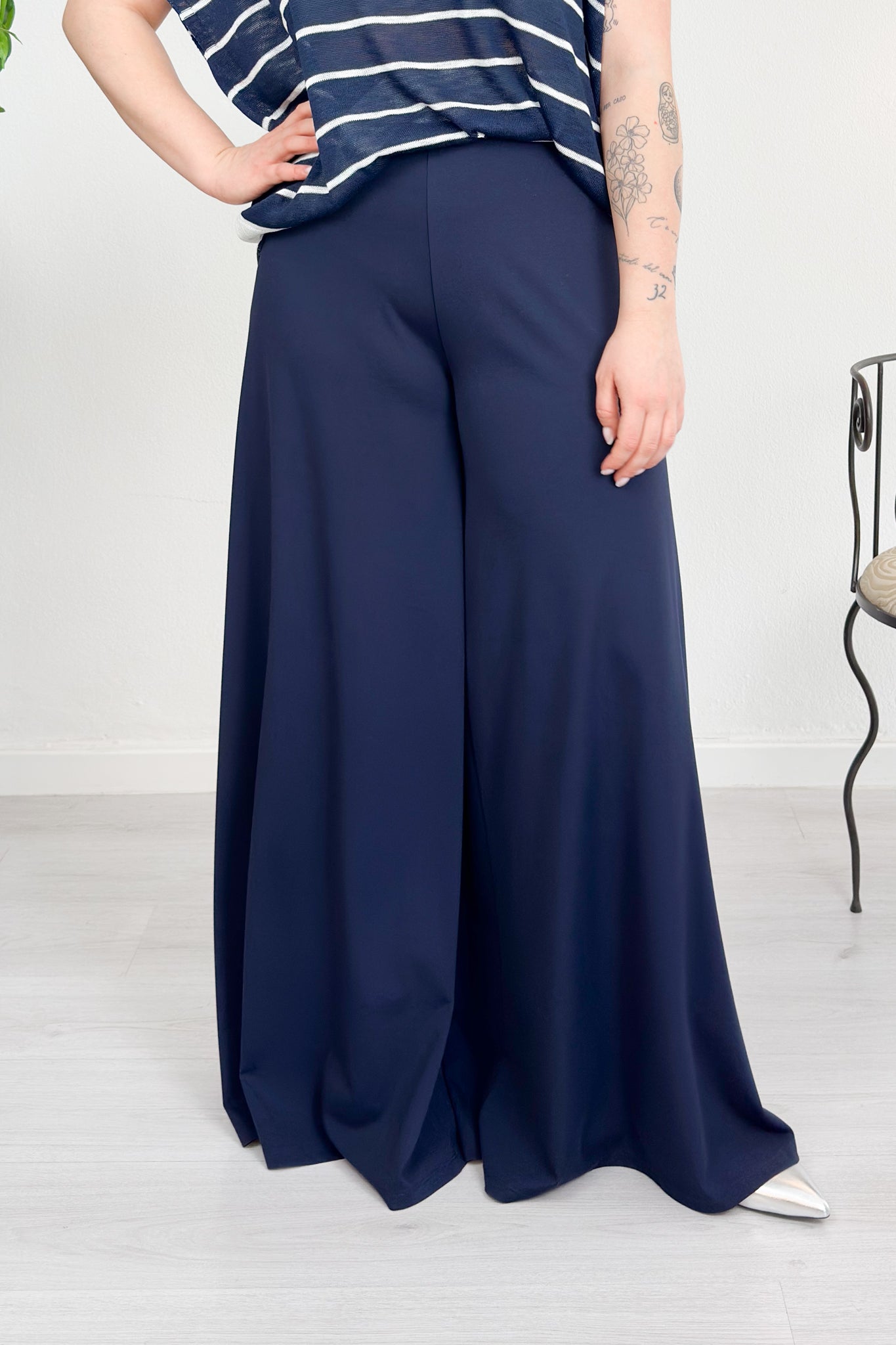 Pantalone jersey palazzo KAOS