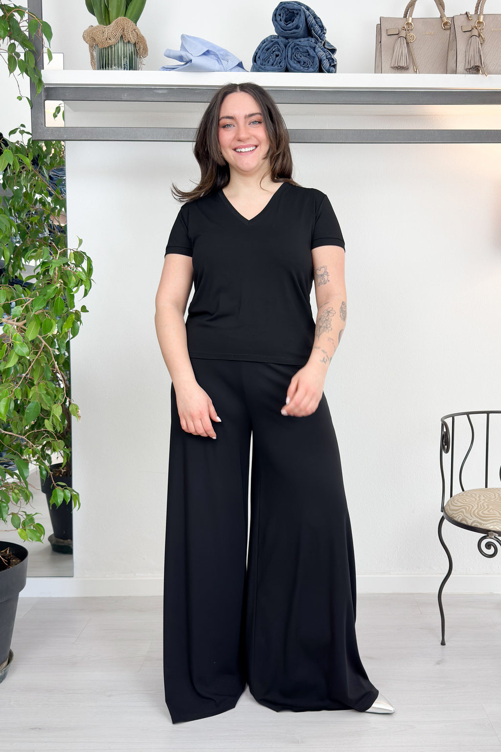 Blusa jersey panna KAOS