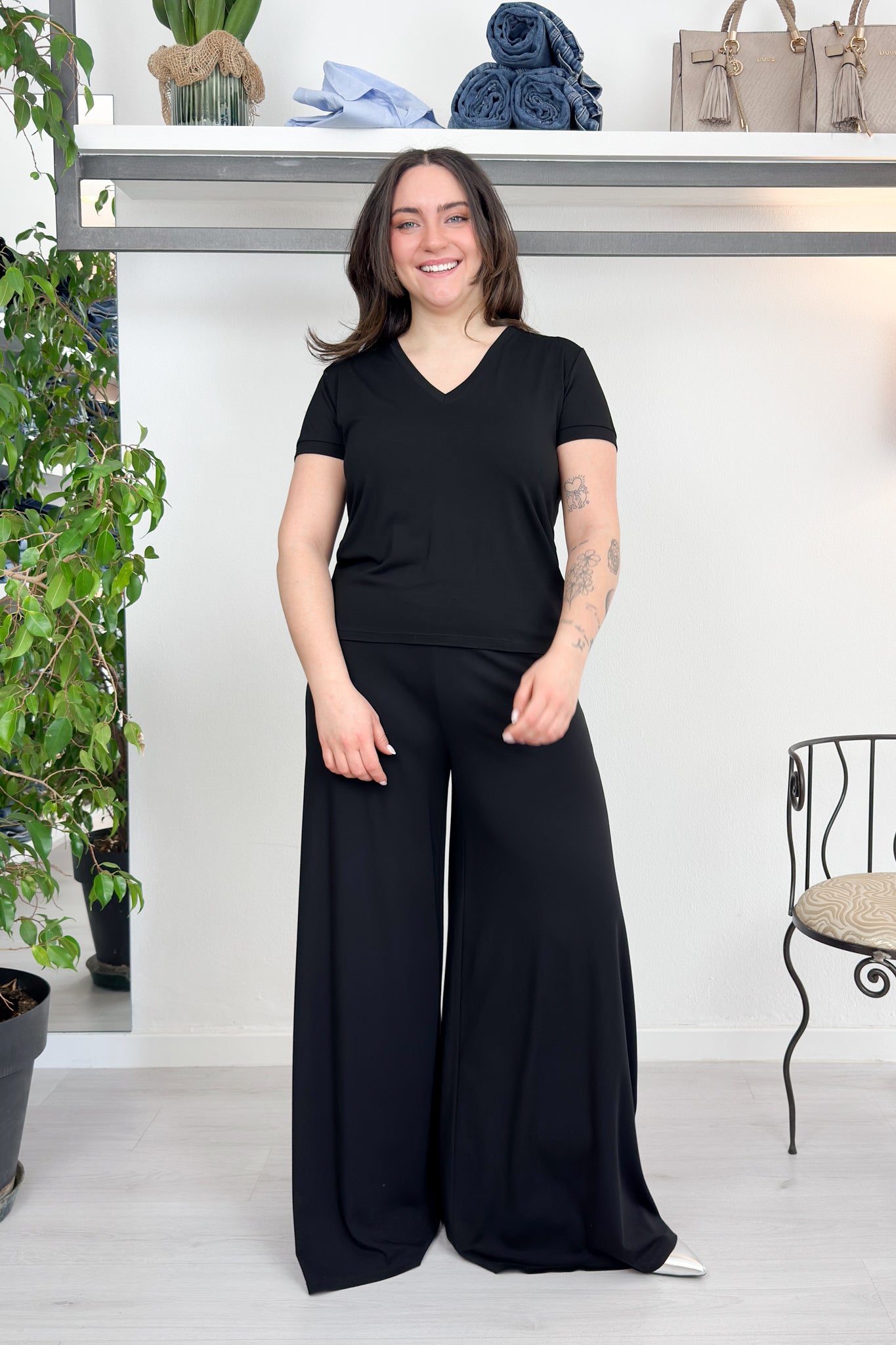 Blusa jersey panna KAOS
