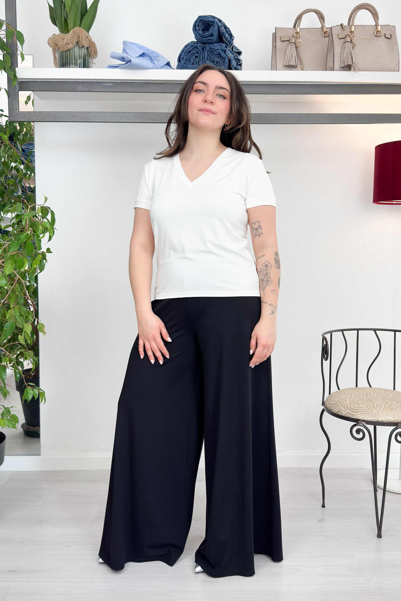 Blusa jersey panna KAOS