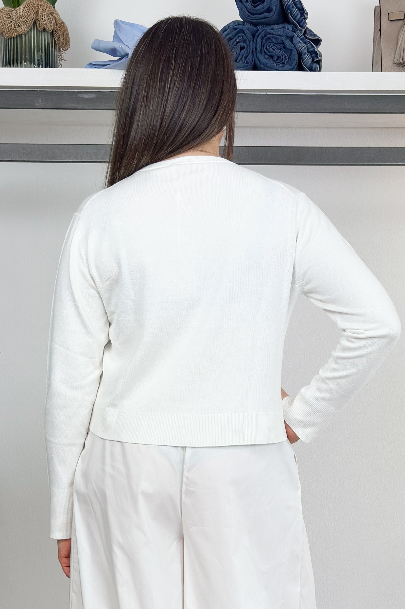Cardigan "Il segreto" in viscosa stetch EMME