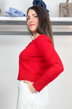 Cardigan "Il segreto" in viscosa stetch EMME