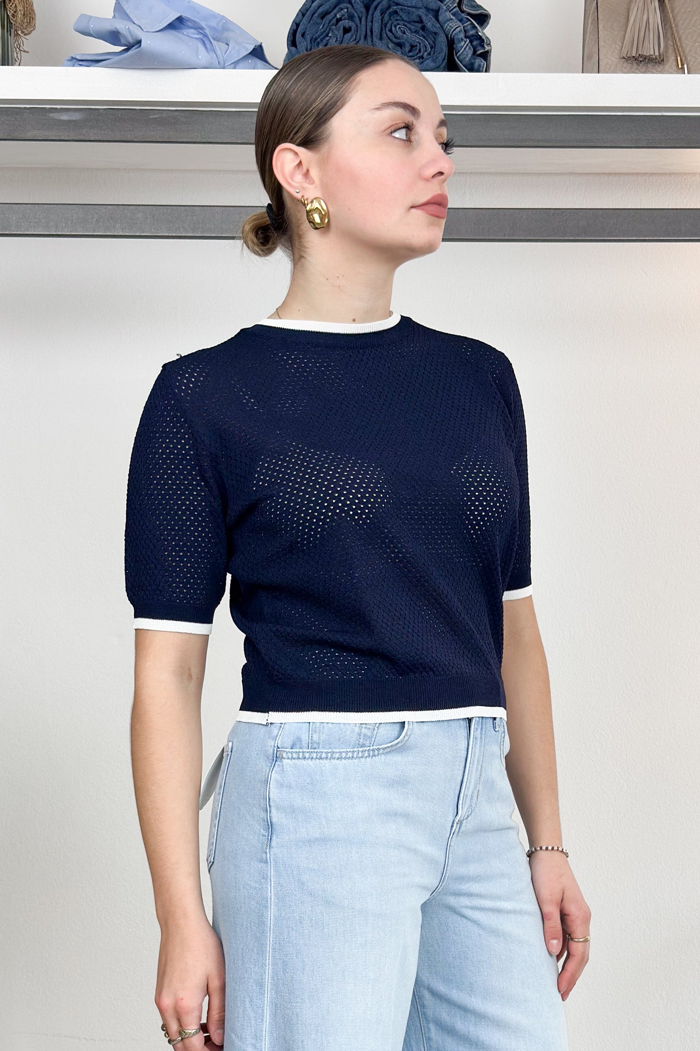 Maglia a rete manica corta KAOS
