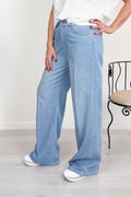 Palazzo in denim leggero KAOS