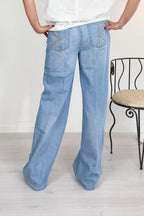 Palazzo in denim leggero KAOS