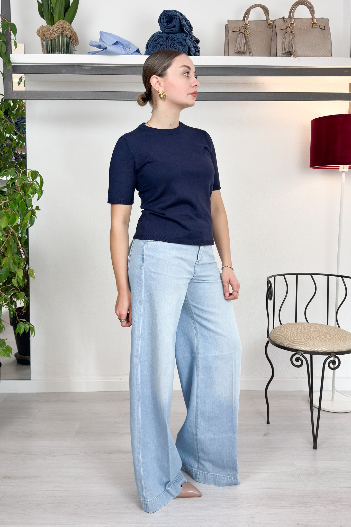 T-shirt in viscosa EMME