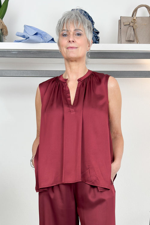 Blusa in raso KAOS