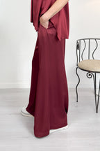 Pantalone a palazzo in raso KAOS