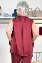 Blusa in raso KAOS