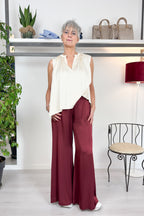 Blusa in raso KAOS