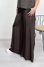 Pantalone a palazzo in raso KAOS