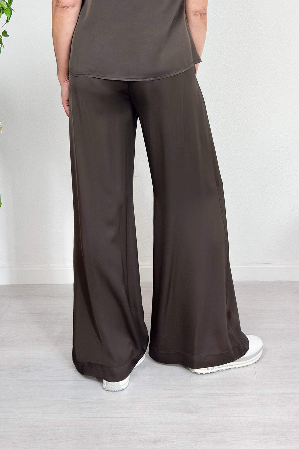 Pantalone a palazzo in raso KAOS