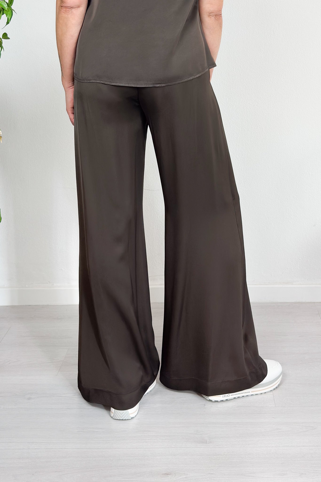 Pantalone a palazzo in raso KAOS