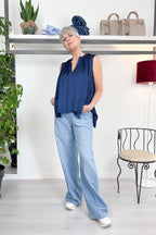 Blusa in raso KAOS