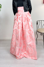 Gonna lunga tessuto jacquard LANACAPRINA
