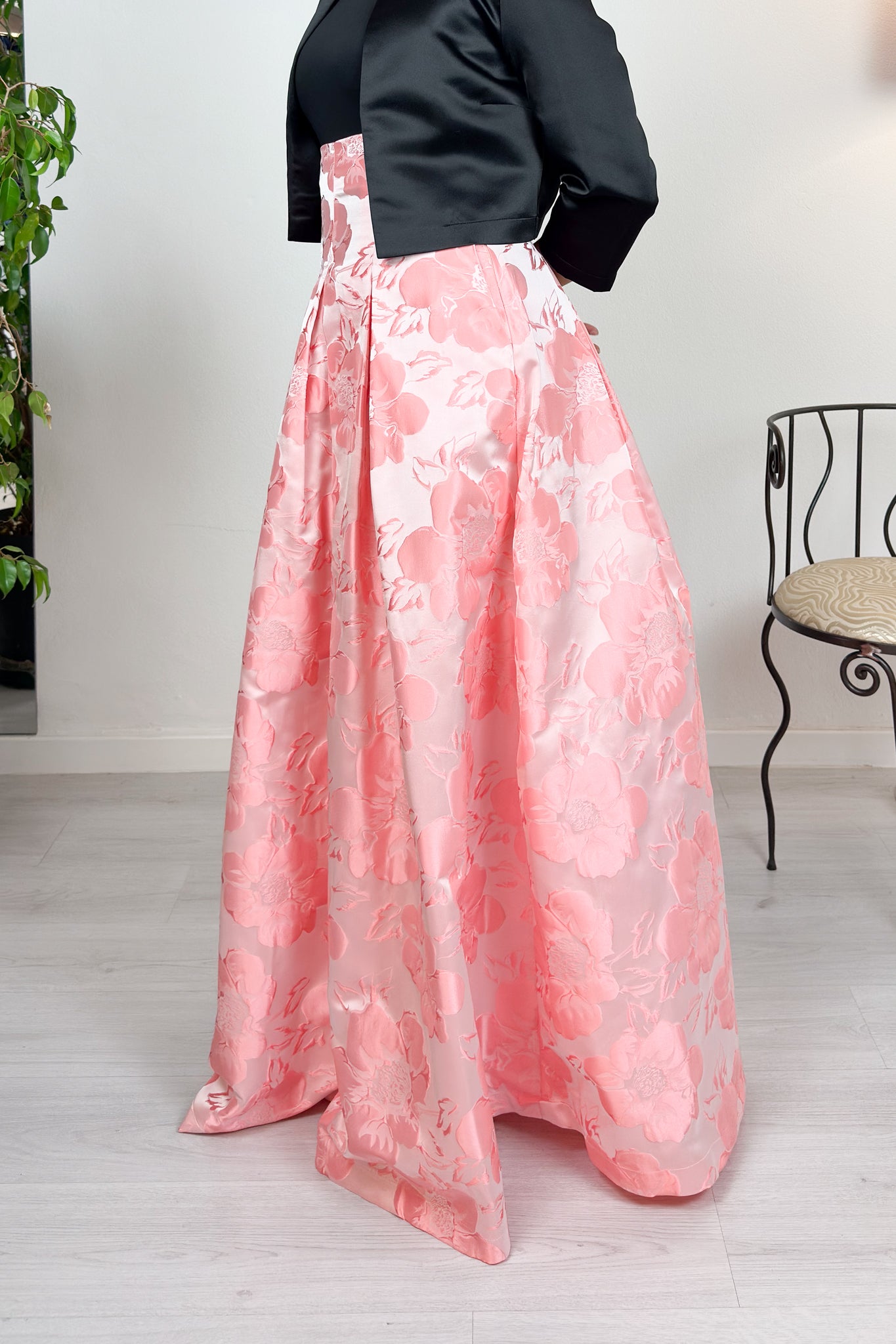 Gonna lunga tessuto jacquard LANACAPRINA